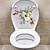 cheap Wall Stickers-Birds Flowers Toilet Seat Lid Stickers Self-Adhesive Bathroom Wall Sticker Floral Birds Butterfly Toilet Seat Decals DIY Removable Waterproof Toilet Sticker for Bathroom Cistern Decor