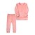 preiswerte Sets-2 Stück Baby Mädchen Feste Farbe Rundhalsausschnitt Set aus Kapuzenpullover und Jogginghose einstellen Langarm Sport Outdoor 3-7 Jahre Herbst Champagner Rosa Blau