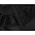 abordables Disfraces de películas y televisión-Miércoles Addams familia addams miércoles Vestidos Baile de Máscaras Chica Cosplay de película Cosplay Negro Víspera de Todos los Santos Carnaval Mascarada Vestido Cinturón Collare