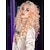 cheap Synthetic Trendy Wigs-Long Pink Curly Wigs for Women Heat Synthetic Wave Curly Wig Layered Puffy Hair Replacement Wig Loose Curls Daily Party Wig