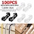 cheap Cable Organizer-100/80/60/20pcs Cable Organizer Clip Adhesive Charger Clasp Desk Wire Manager Cord Earphone Line Tie Fixer Management USB Winder Clips Holder