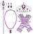 cheap Movie &amp; TV Theme Costumes-Cinderella Princess Elsa Princess Cosplay Jewelry Accessories Girls&#039; Movie Cosplay Cosplay Halloween Pink Red Blue Halloween Carnival Children&#039;s Day Gloves Crown Necklace