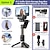 voordelige Selfie-sticks-desktop gimbal selfie stick statief stabilisator met licht afstandsbediening volgende opvouwbaar voor smartphone iphone 13 xiaomi voor video q18