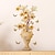 baratos Adesivos de Parede Decorativos-Adesivo de parede de vaso de flores retrô, adesivo de banheiro, adesivo de quarto, acessórios autoadesivos de banheiro, adesivo de plástico removível, adesivo de decalque de parede para decoração de casa