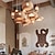 levne Lucernový design-bambusový lustr retro ratan 17/48/55cm e27 lustr stropní osvětlení je použitelné do obývacího pokoje ložnice restaurace kavárna bar restaurace klub 110-240v