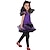 cheap Dresses-Kids Girls&#039; Dress Animal Color Block halloween custome Short Sleeve Performance Outdoor Mesh Fashion Costume Polyester Mini Party Dress Tulle Dress Fall Winter 2-12 Years Purple