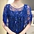 cheap Cape-Shawls Women&#039;s Wrap Cape Sparkle &amp; Shine Elegant Sleeveless Polyester Wedding Wraps With Sequin For Wedding Spring &amp; Summer