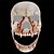 cheap Halloween Mask &amp; Props-Halloween Scary Skull Mask - Realistic Half Face Skull Mask with Movable Jaw, Breathable Mesh, Adjustable Straps - Perfect for Cosplay, Halloween, Masquerade Parties