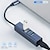 cheap USB Hubs-USB Expander 4-in-1 3.0HUB Splitter Type-c 100 MEgabit Network Card Notebook One Drag Four Expander