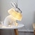 olcso éjjeli lámpa-asztali lámpa nyúl lámpa, led éjszakai lámpa éjjeli lámpa alvó rajzfilm asztali lámpa nyúl Miffy ajándék aranyos dekorációs ajándék használható éjszakai lámpaként 110-240V
