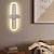 billige LED-væglys-lightinthebox led indendørs væglampe liner desin 40cm indendørs moderne enkel led væglampe silikone væglampe er anvendelig til soveværelse stue badeværelse korridor ac110v ac220v