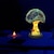 ieftine Lămpi de Masă-Lampă de masă cu ciuperci de 6 inch, lampă decorativă de noptieră din rășină boemă pentru dormitor, sufragerie, birou, decor cadou