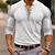 abordables T-shirts décontractés pour hommes-Homme Chemise Henley Shirt T-shirt Mosaïque Henley Plein Air Vacances manche longue Lacet Vêtement Tenue Mode Design basique