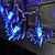abordables Luces decorativas-luces de cadena solares de halloween al aire libre impermeable murciélago fantasma araña cráneo luz de mano 6.5m 30leds 8 modos halloween patio patio jardín balcón cerca halloween fiesta al aire libre