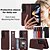 preiswerte Samsung-Handyhülle-Handy Hülle Handyhüllen Für Samsung Galaxy Z Fold 6 Z Fold 5 Z Fold 4 Z Fold 3 Leder Mit Kartenhalter Ständer Einfarbig PC PU-Leder