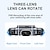 abordables DVR pour voiture-Q9 1080p Nouveau design / HD / Surveillance à 360 ° DVR de voiture 170 Degrés Grand angle 3 pouce IPS Dash Cam avec Vision nocturne / G-Sensor / Surveillance du stationnement 8 LED infrarouge