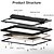 preiswerte Samsung-Handyhülle-Handy Hülle Handyhüllen Für Samsung Galaxy Z Fold 5 Z Fold 4 Robust Ständer Stoßfest Rüstung Metall Silikon