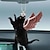tanie Zawieszki i ozdoby do samochodu-halloween modny czarny kot latający kot wisiorek do samochodu wisiorek choinka prezent świąteczny prezent brelok do kluczy wisiorek torba wisiorek