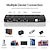 preiswerte Projektoren-Werksverkauf MK95 DLP Mini-Projektor Eingebauter Lautsprecher Mini-Handheld-Tasche tragbar WIFI-Projektor Trapezkorrektur FWVGA (854x480) 1000 lm Android6.0 Kompatibel mit iOS und Android HDMI USB TF