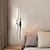 abordables Apliques de pared LED-Lightinthebox Lámpara de pared LED de 80 cm, tira lineal minimalista para interiores, luz de montaje en pared, accesorio de iluminación largo para decoración del hogar, luces de lavado de pared para