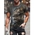 cheap Men&#039;s 3D Tee-Lion Casual Mens 3D Shirt | Black Summer Cotton | King Tee Graphic Animal Crew Neck Clothing Apparel 3D Print Outdoor Daily Short Sleeve Fashion Designer Vintage Dark