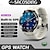 preiswerte Smartwatch-Smart Watch Männer 2023 neue Outdoor-Sportuhren wasserdichte Fitness 24-Stunden-Herzfrequenz-Blutsauerstoffmonitor Smartwatch für Xiaomi