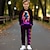cheap Boy&#039;s 3D Sets-Boys 3D Astronaut Hoodie &amp; Pants Hoodie Set Clothing Set Long Sleeve 3D Printing Fall Winter Active Fashion Cool Polyester Kids 3-12 Years Outdoor Street Vacation Regular Fit