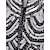 levne Party šaty-Dámské Flitry Třásně Flitrové šaty Midi šaty Elegantní Geometrický Výstřih ke krku Krátký rukáv Párty Dovolená Jaro Podzim Stříbrná Černá