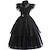 preiswerte Klassischer Horror-Wednesday Addams Addams Familie Wednesday Kleid Maskerade Cosplay Film Cosplay for Mädchen Kinder Karneval Maskerade
