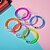 cheap Novelties-10/ Pcs LED Light Up Bracelets Neon Glowing Bangle Luminous Wristbands Glow in The Dark Party Supplies for Kids Adults