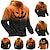 cheap Men&#039;s Pullover Hoodies-Halloween The Pumpkin Hoodie Pumpkin, Mens Graphic Prints Daily Classic Casual 3D Pullover Holiday Going Out Hoodies Waffle Black Yellow Orange Long Sleeve Ok Cotton Printed