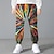 cheap Boy&#039;s 3D Bottoms-Boys 3D Color Block Pants Fall Winter Active Streetwear 3D Print Polyester Kids 3-12 Years Outdoor Sport Casual Regular Fit