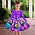 Χαμηλού Κόστους 3d φορέματα κοριτσιών-Κορίτσια » 3D Γραφική Πεταλούδα Φόρεμα Μακρυμάνικο 3D εκτύπωση Καλοκαίρι Φθινόπωρο Αθλήματα &amp; Ύπαιθρος Καθημερινά Αργίες χαριτωμένο στυλ Καθημερινό Πανεμορφη Παιδιά 3-12 χρόνια