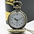 Χαμηλού Κόστους Ρολόγια Τσέπης-2ο χάλκινο κρανίο ιππότης ρολόι τσέπης με κολιέ αλυσίδα vintage fob chain roman ψηφιακό κολιέ στρογγυλό καντράν κρεμαστό ρολόι ανδρικό δώρο