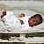 ieftine Păpuși Renăscute-Păpușă renascută finisată de 20 inch, deja pictată, în piele maro închis, pictură 3d pentru bebeluș adormit remi cu vene vizibile