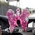 economico Ornamenti e pendenti per auto-bellissimo ornamento da appendere a forma di farfalla con croce alata d&#039;angelo - perfetto accessorio per specchietto retrovisore per auto!