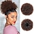 Недорогие Конские хвостики-афро слойка шнурок хвостик короткие синтетические кудрявые вьющиеся булочки наращивание волос пушистые высокие шиньоны прически волосы для чернокожих женщин