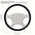 cheap Steering Wheel Covers-1Pc Car Silicone Steering Wheel Cover Sweat Absorption Three-dimensional Non-slip Sleeve Wear-resistant Easy To Remove Steering Wheel Cover
