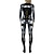 preiswerte Karnevalskostüme-Skelett / Totenkopf Bodysuits Ganzkörper-Catsuit Erwachsene Damen Ein Stück Cosplay Party Halloween Halloween Maskerade Einfache Halloween-Kostüme