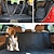 preiswerte Ablagefächer fürs Auto-Starfire Hunde-Autositzbezug, Haustier-Reiseträger-Matratze, wasserdichter Hunde-Autositzschutz mit Mittelsitz-Armlehne für Hunde