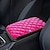 cheap DIY Car Interiors-Bling Women Car Interior Accessory Set,Universal Plush Protective Cover for Seatbelt/Shiftgear/Handbreak/Rear Mirror,Armrest Cushion Pad