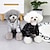 abordables Abrigos-Perros Gatos Abrigos Chaqueta Moda Casual Invierno Impermeable Transpirable Suave Lavable Cómodo Casual Diario Ropa para perros for Bichón Frisé Pomerania Animal doméstico del bebé Mariposa Small