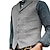 cheap Men&#039;s Vest-Men&#039;s Vest Waistcoat Wedding Event / Party Holiday Wedding Party Vintage 1920s Spring Fall Pocket Polyester Breathable Pure Color Single Breasted V Neck Regular Fit Black Army Green Light Grey Green