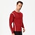 cheap Men&#039;s Active Tees &amp; Tanks-Men&#039;s Workout Shirt Running Shirt Long Sleeve Top Street Casual Sun Protection Breathable Quick Dry Fitness Basketball Jogging Sportswear Activewear Solid Colored Navy Wine Red fluorescent green