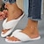 voordelige Damespantoffels &amp; slippers-Dames Slippers Harige veer Fuzzy pantoffels Indoor pantoffels Huis Dagelijks Effen Kleur Winter Platte hak Open teen Modieus Casual Comfortabel Imitatiebont Leegloper Zwart Blozend Roze Beige