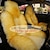 cheap Car Seat Covers-1PC New Sheepskin Fur Car Seat Cover Universal Wool Car Cushion Case Cover Front Car Seat Cover Car Accessories Car Seats Car-styling Car Interior Christmas Gift