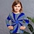 ieftine tricouri 3d fete-Fete 3D Grafic 3D Print Gradiant Tricou Manșon Lung Tipărire 3D Vară Toamnă Activ Modă Drăguţ Poliester Copii 3-12 ani În aer liber Casual Zilnic Fit regulat