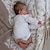 זול בובה שנולדה מחדש-18 אינץ&#039; תינוק בן יומו בגודל רוזלי reborn בובת פרימיום איפור בעבודת יד עור תלת מימדי בובת אספנות באיכות מעולה
