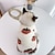 Χαμηλού Κόστους Ρούχα για σκύλους-κατοικίδια χειμερινά ρούχα φθινοπωρινό μικρό κουτάβι σκυλάκι χοντρό και βελούδινο χαριτωμένο μικρό σκυλάκι αρκουδάκι πομερανίας μαριονέτα