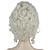 abordables Perruques de déguisement-Perruque marie-antoinette baroque classique du 18ème siècle, accessoires de cosplay d&#039;halloween pour femmes adultes, argent